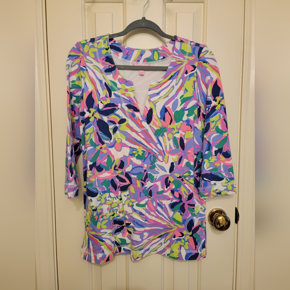 Lilly Pulitzer sz S 3/4 length sleeve